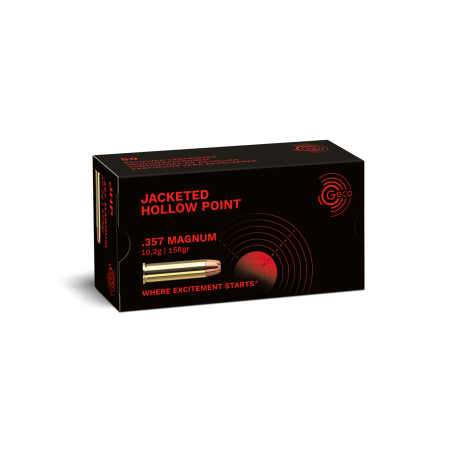 CARTOUCHES 357 MAGNUM GECO 10.2G 158 GR FMJ