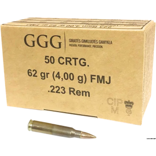GGG .223 REM FMJ 62GR X 50