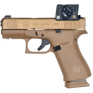 GLOCK 43X - 9X19MM - COYOTE A-CUT COA