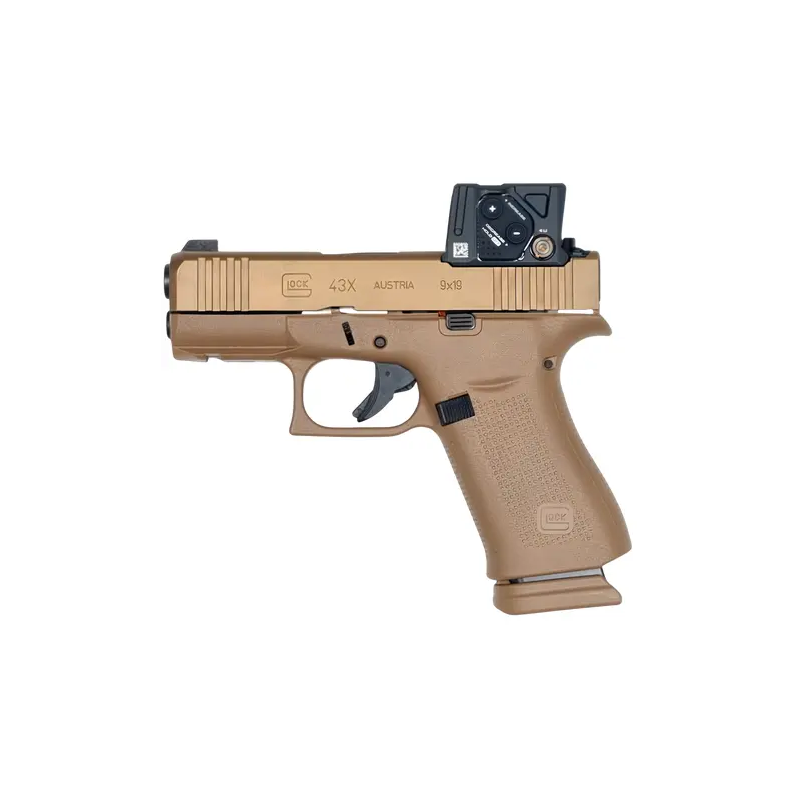 GLOCK 43X - 9X19MM - COYOTE A-CUT COA