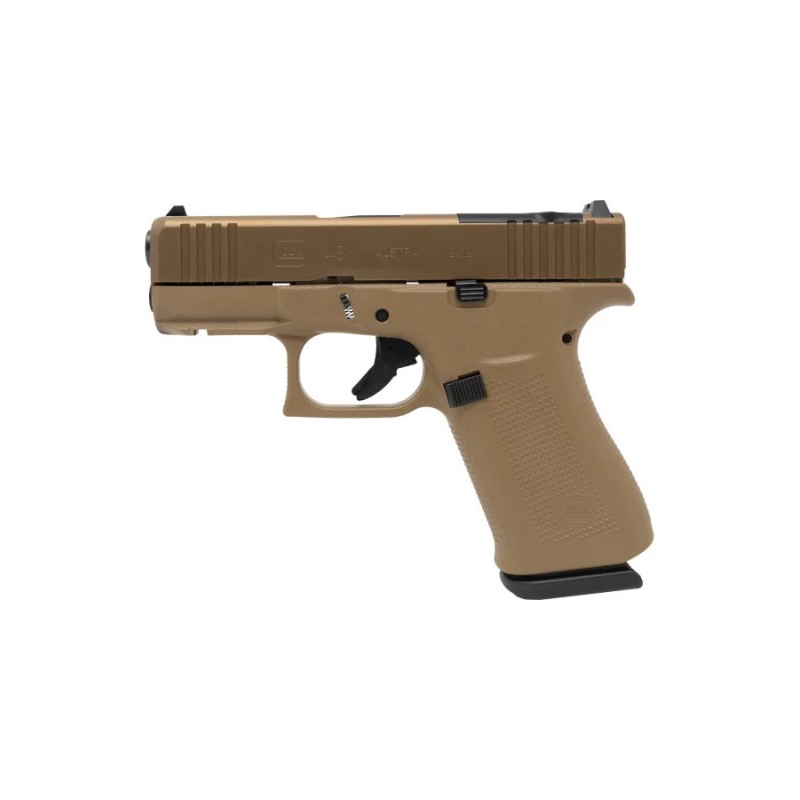 GLOCK 43 X MOS FS RAIL COYOTE - 9X19MM