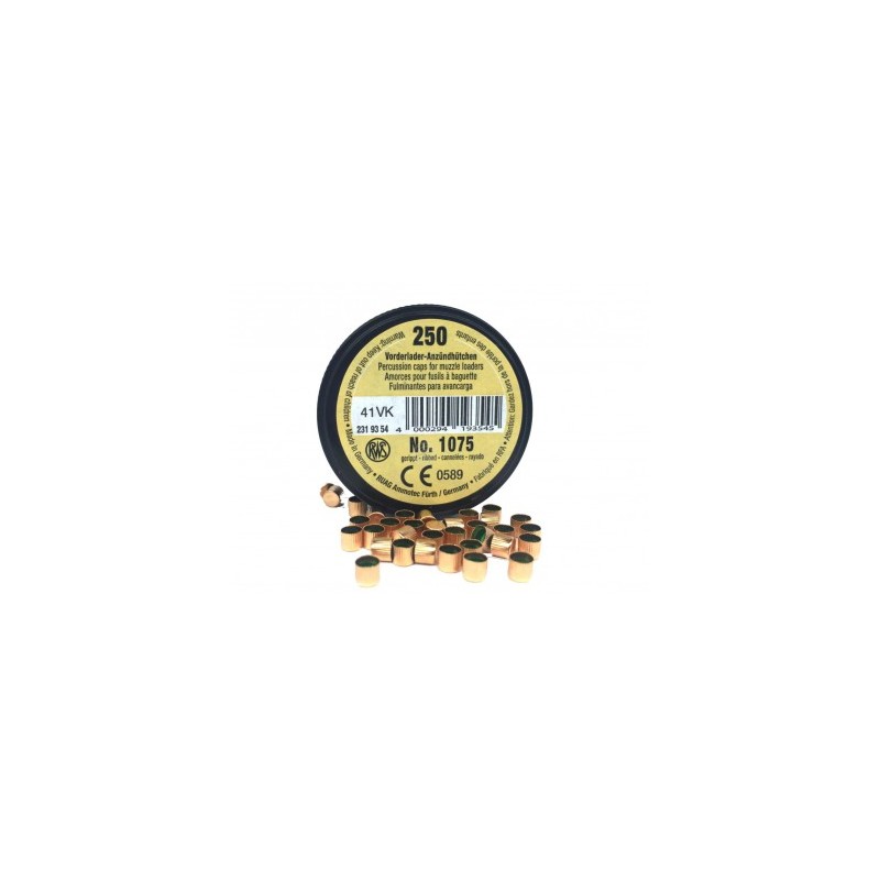 AMORCES POUDRE NOIRE RWS CANNELLEES - 1075 / 250