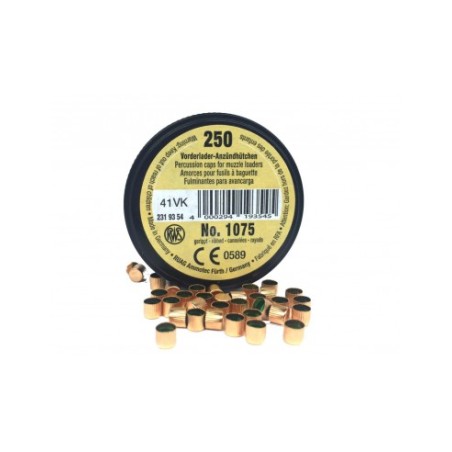 AMORCES POUDRE NOIRE RWS CANNELLEES - 1075 / 250