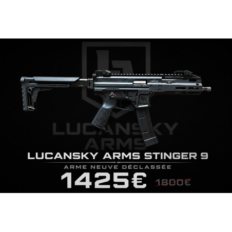 LUCANSKY ARMS STINGER 9 - 8'' 9X19 - Arme neuve déclassée