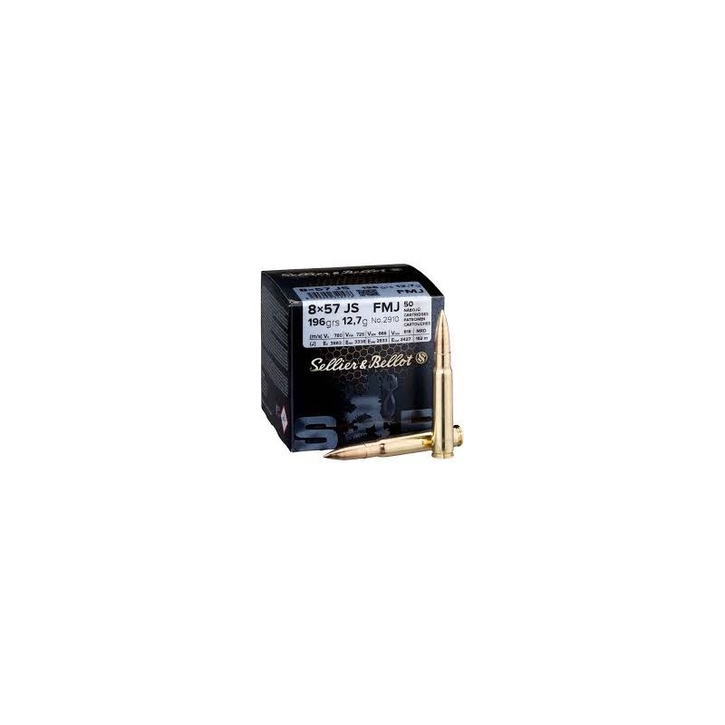 SELLIER ET BELLOT 8X57 JS 196GR X 50
