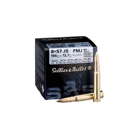 SELLIER ET BELLOT 8X57 JS 196GR X 50