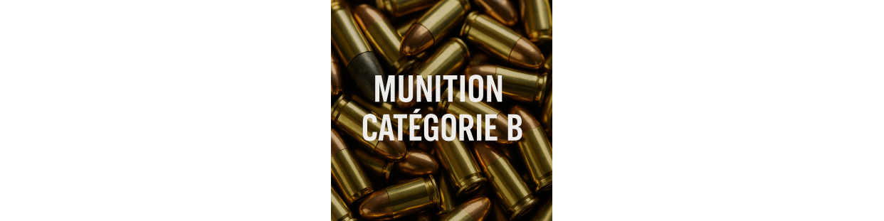Munitions Catégorie B – Vente Réglementée pour Tireurs Sportifs
